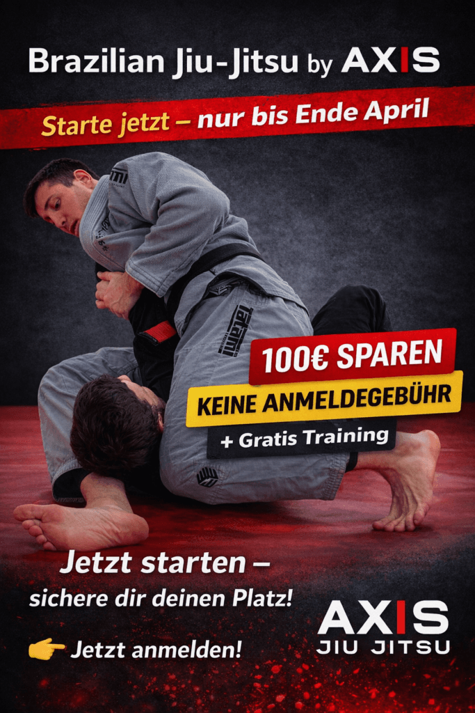 April Promotion – 100€ sparen bei AXIS JIU JITSU